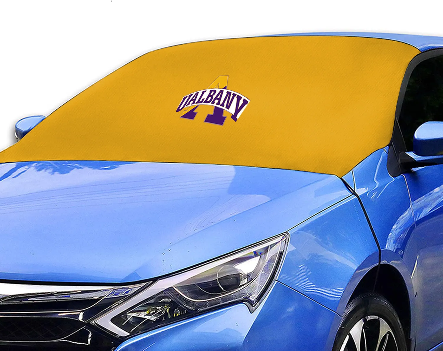 Albany Great Danes NCAA Car SUV Front Windshield Sun Snow Cover