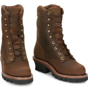 CHIPPEWA SUPER DNA 9" WATERPROOF INSULATED LOGGER