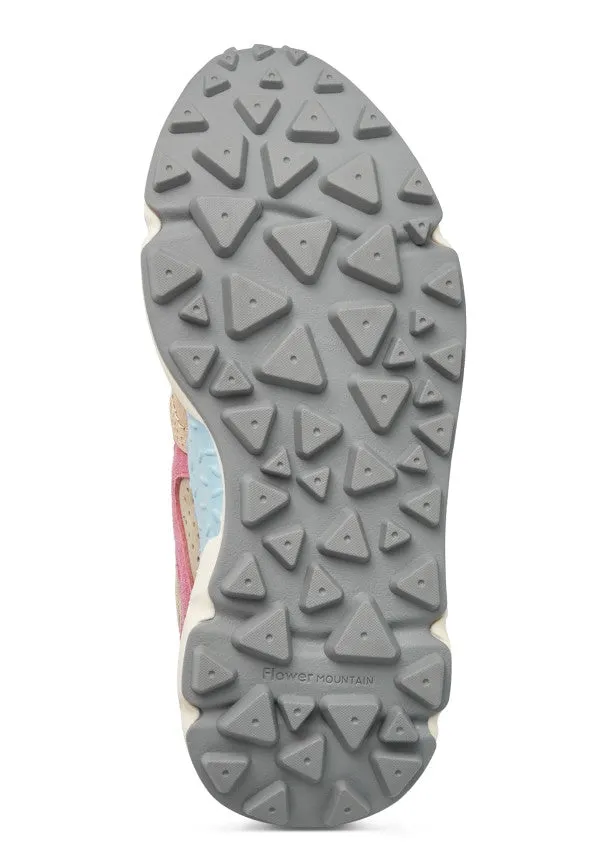 FLOWER MOUNTAIN | Yamano 3 Suede/Nylon Sneakers | Pink-Multi