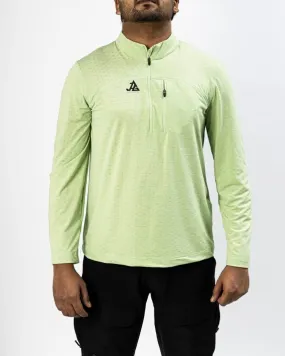 JAG Summit Seeker Series Full Sleeves Tshirt | UPF 50  Protection | Hiking Tshirt | Trekking Tshirt | Light Green