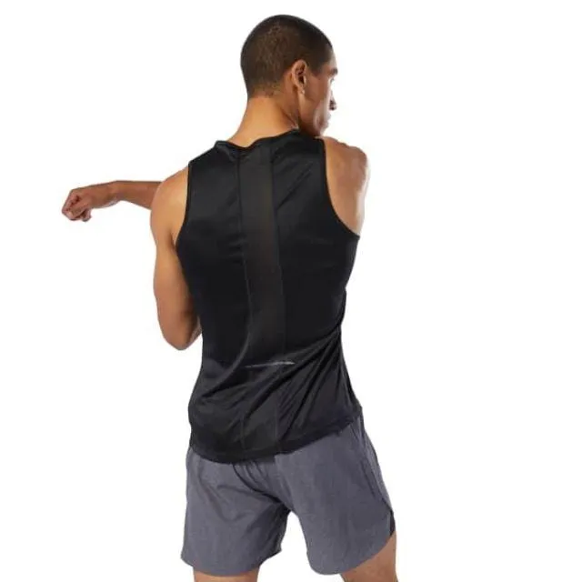 Reebok Essentials Speedwick Men Running Tank Black Du4286