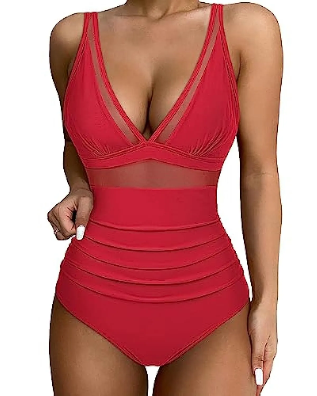 Tight Sexy High Waist One-Piece Swimsuit