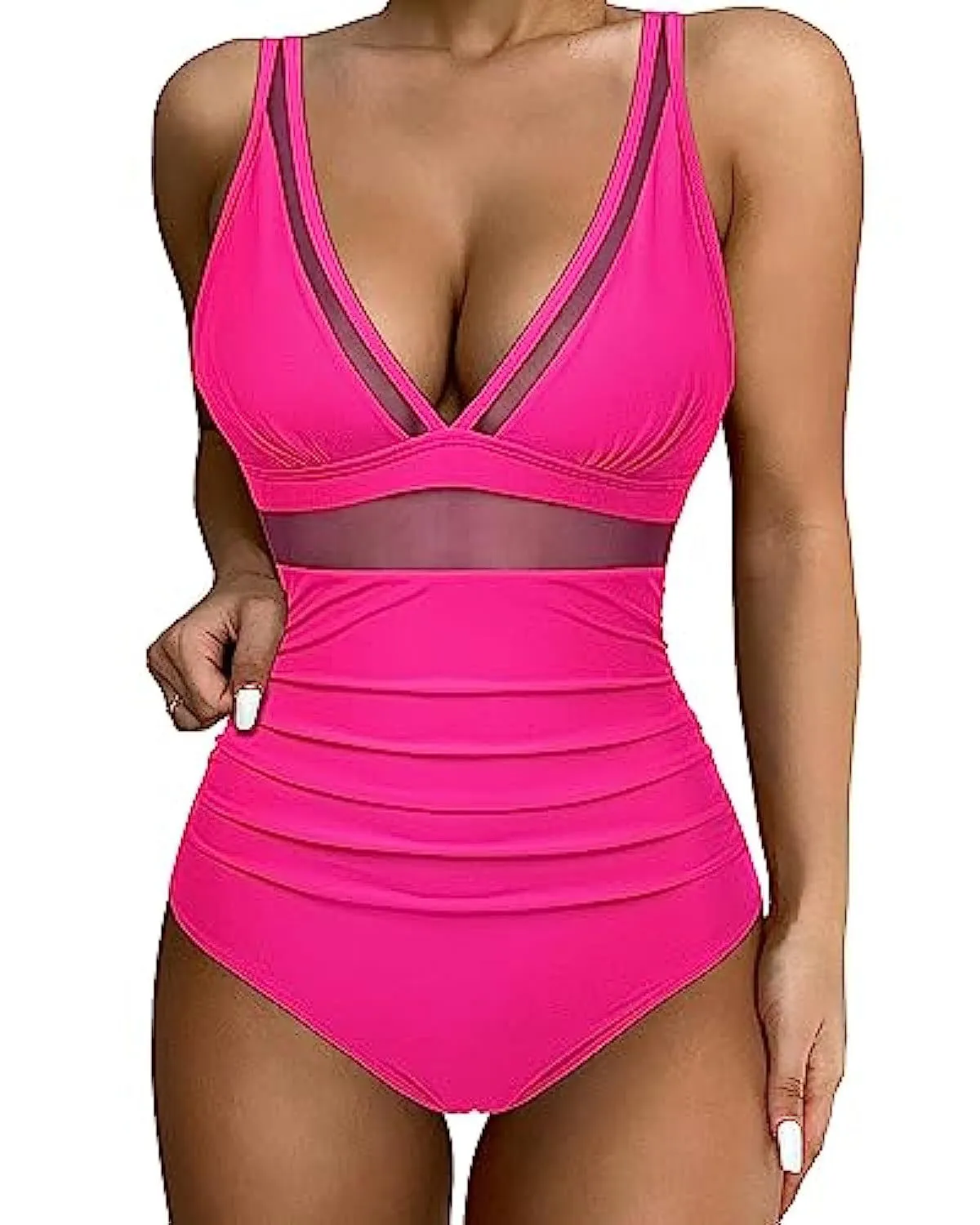 Tight Sexy High Waist One-Piece Swimsuit