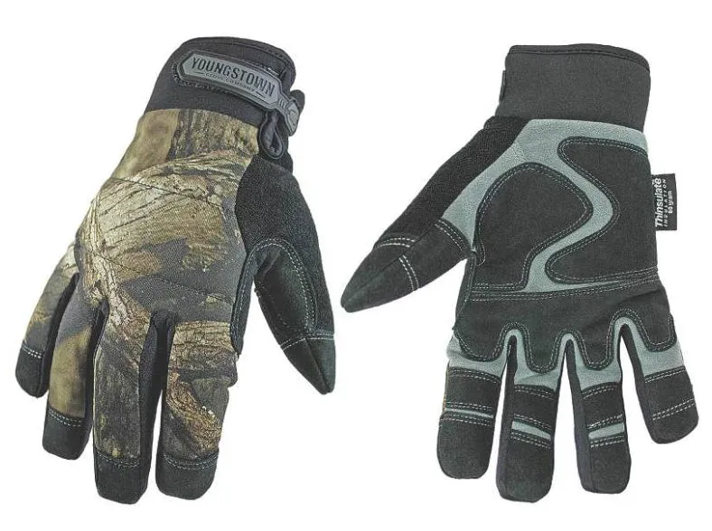 Youngstown 05-3470-99-M Waterproof Winter Gloves, Mossy Oak Camo, Medium